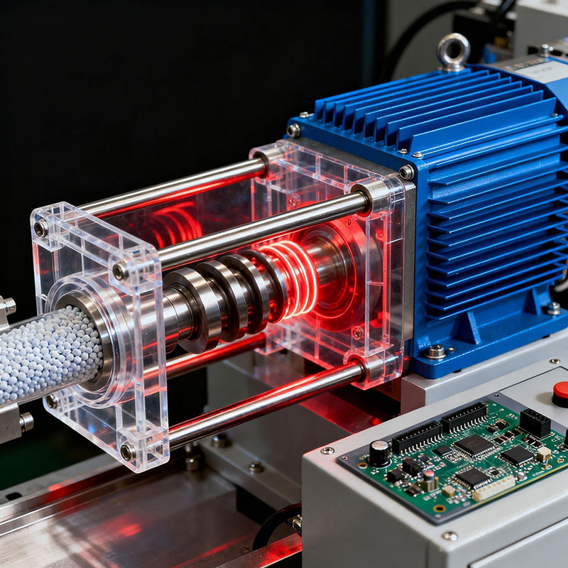 خط إنتاج بثق خيوط فرشاة الطلاء البلاستيكية