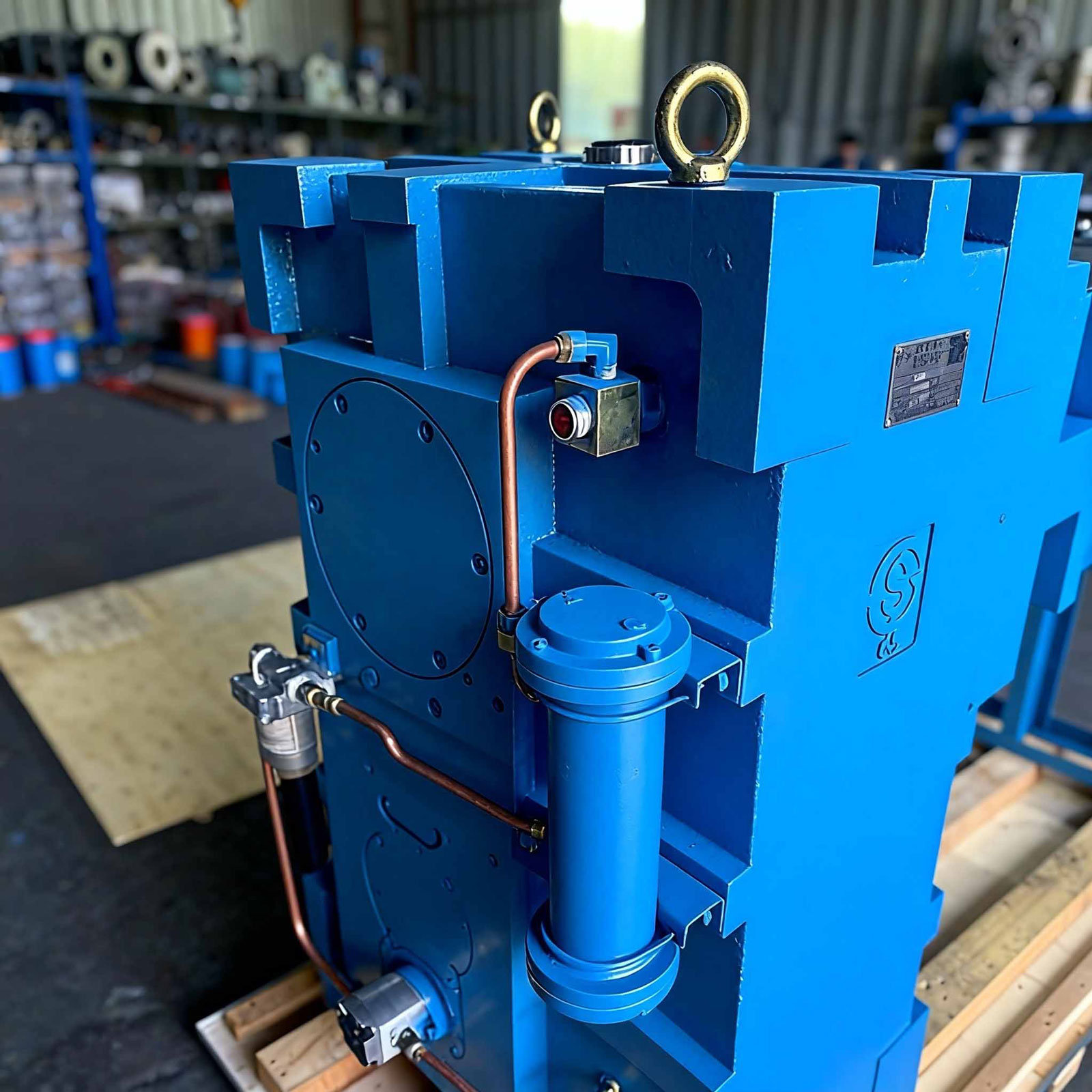 علبة تروس مخروطية مزدوجة عمودية متصلة من سلسلة SGT